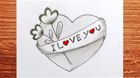 Drawings Love Hearts