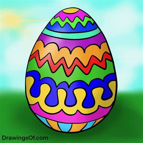 Drawn Easter Eggs