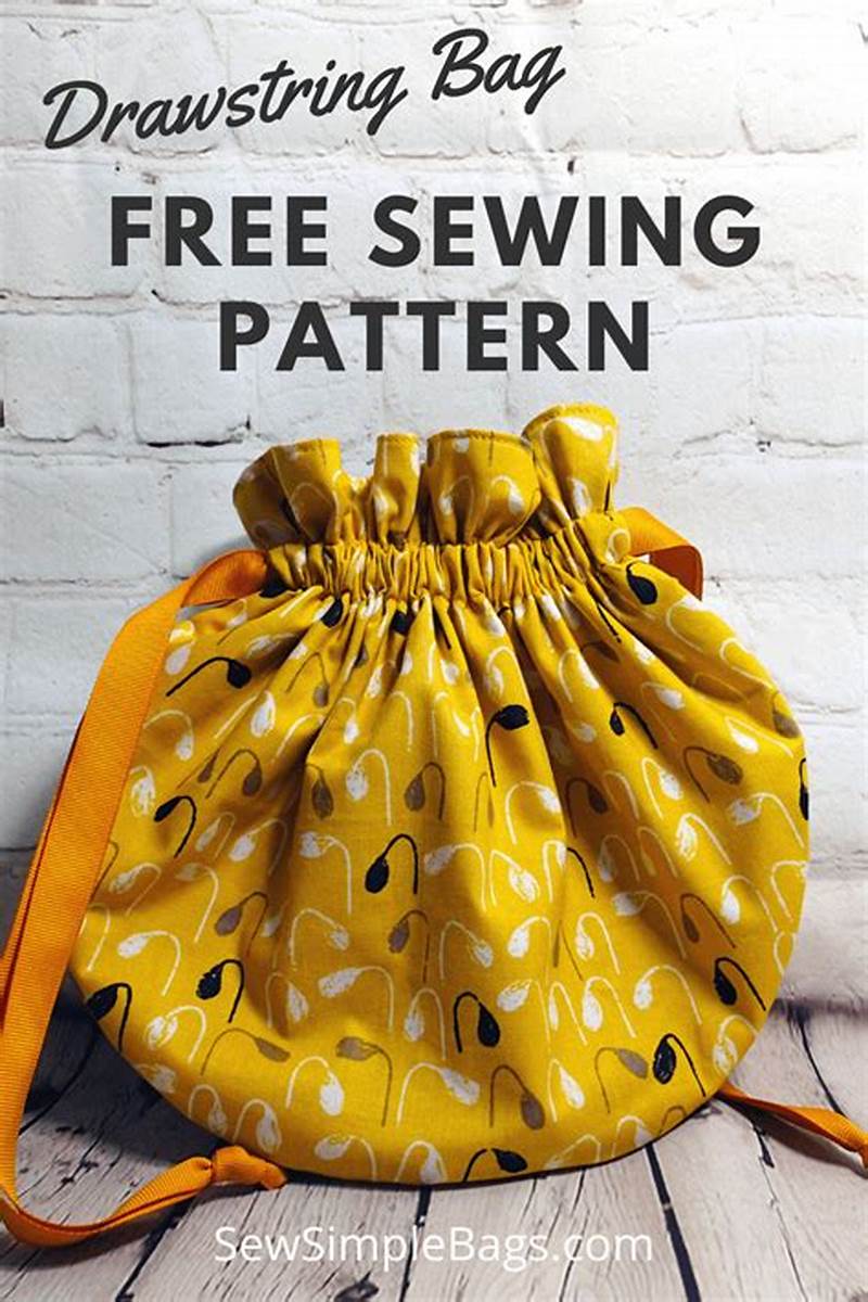 Drawstring Bag Pattern