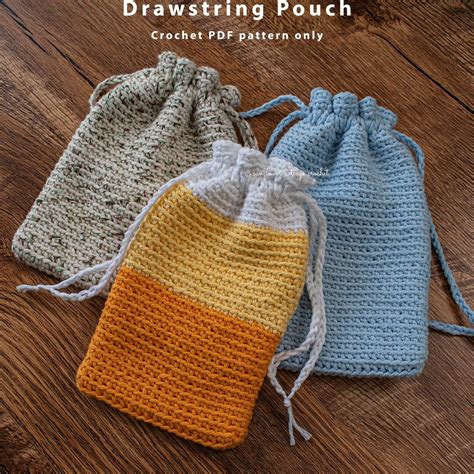 Drawstring Pouch Crochet