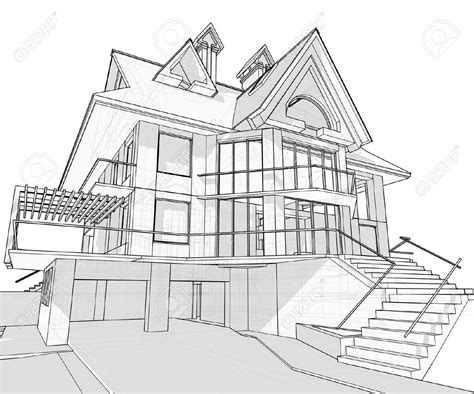 Dream House Architecture Drawing House
