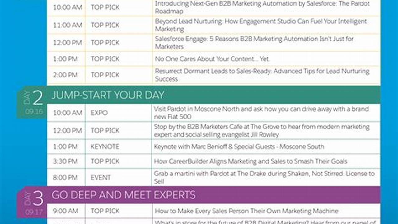 Dreamforce Conference 2024 Calendar