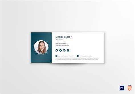 Dreamweaver Email Signature Template - Great Research