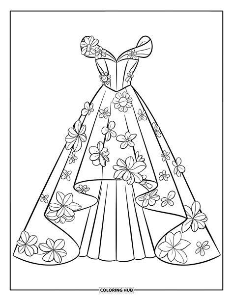 Dress Coloring Pages