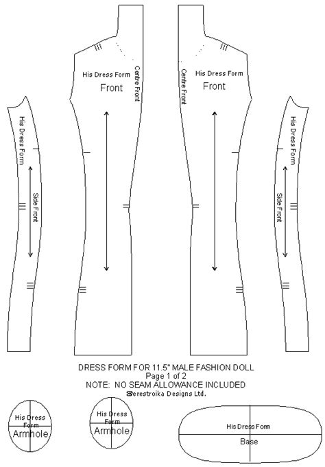 Dress Form Template