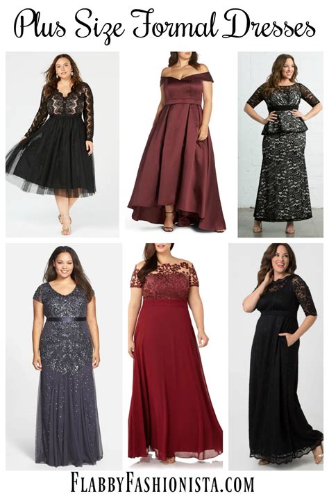 Dress Patterns For Plus Size Formals