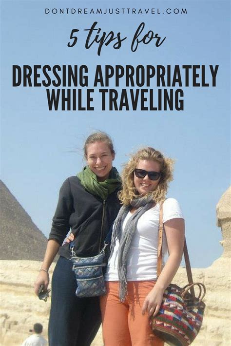 Dressing Appropriately Travel
