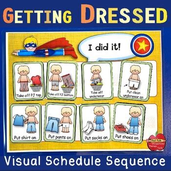 Dressing Schedules Free Printables