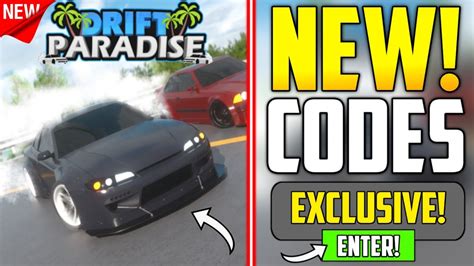 Drift Paradise Codes - Roblox - June 2023 -