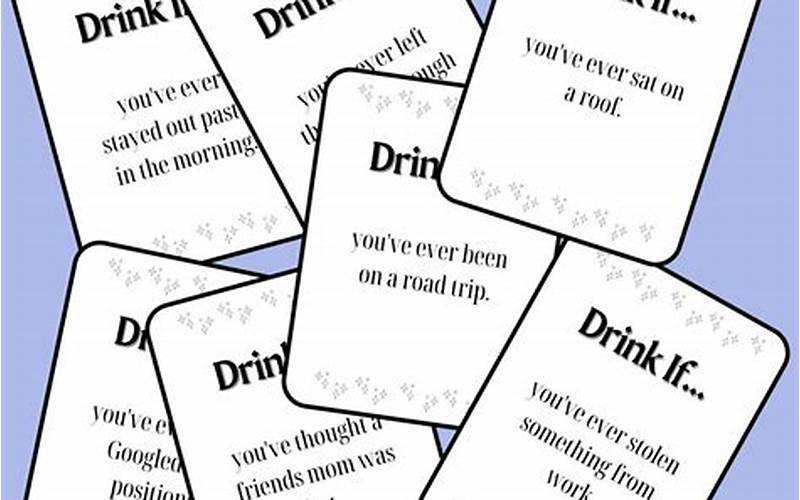 Drinking Card Games For Small Groups