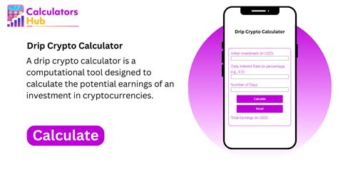 Drip Calculator Crypto