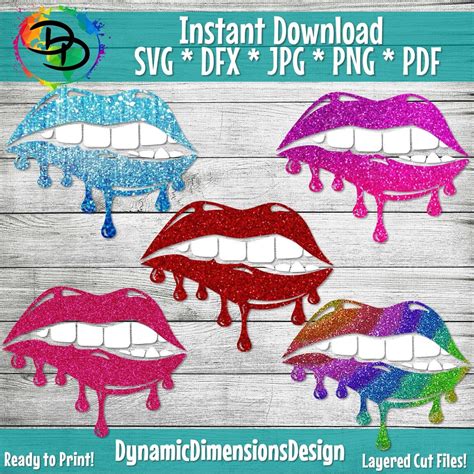 Download Drip Lip Dripping Lips For Crafts