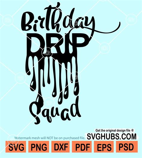 Dripping in Style with Drip Squad SVG – Unleashing the Ultimate Fashion Statement!
