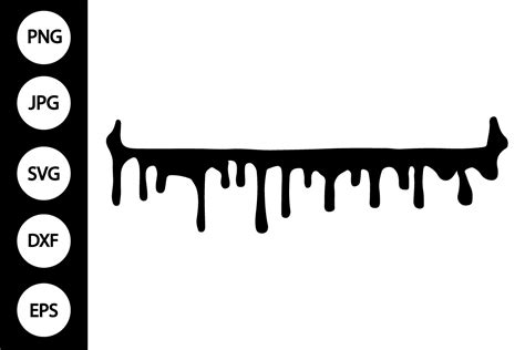 Download Dripping Border SVG File - SVG Design Creativefabrica For Crafts