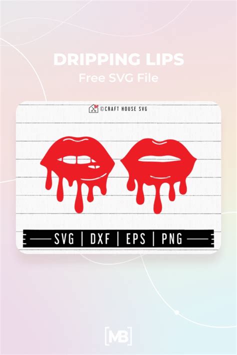 Download Dripping Lips SVG File - SVG Design Commercial Use Free PSD Mockups