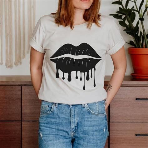Download Dripping Lips SVG File - SVG Design Cricut SVG DXF Files