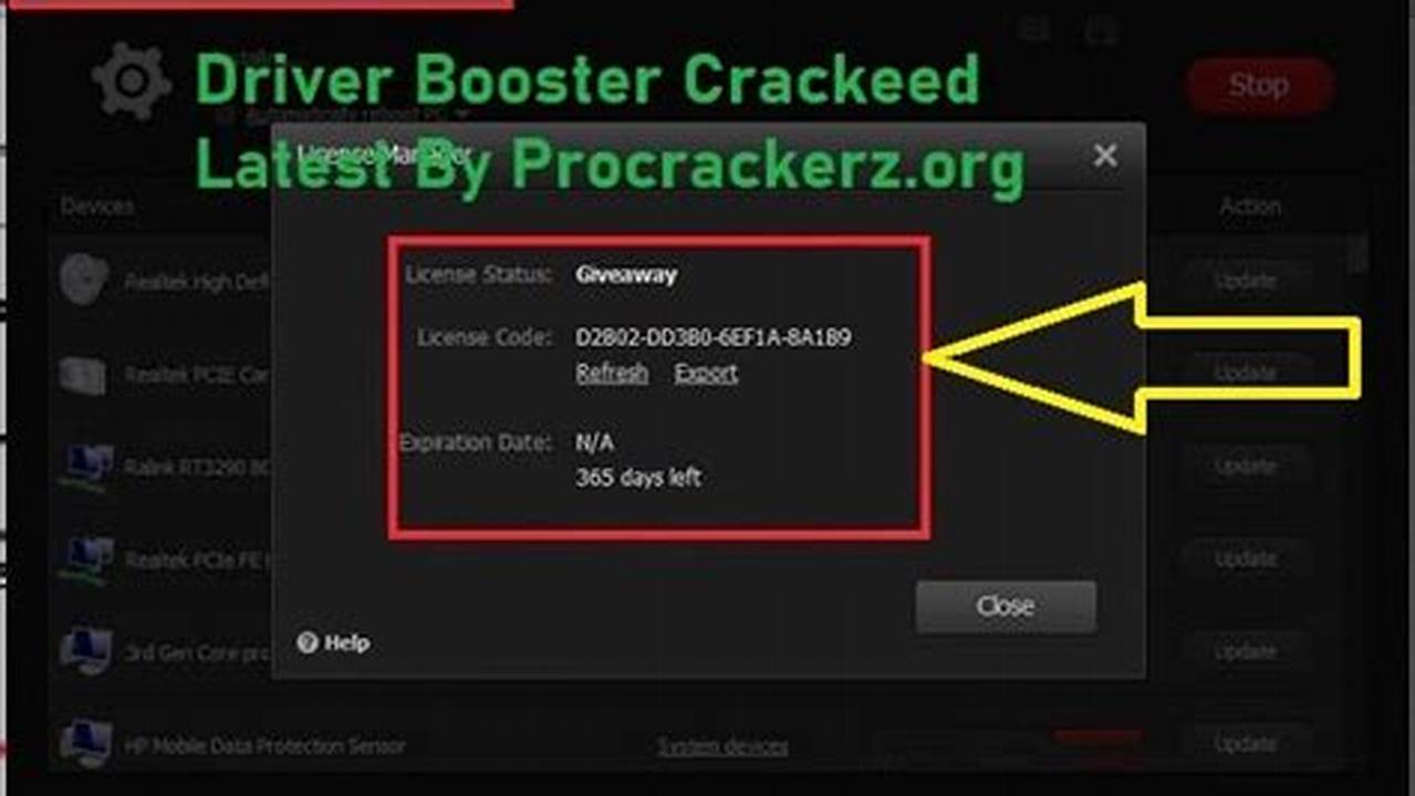 Driver Booster 10 Key 2024 Crack