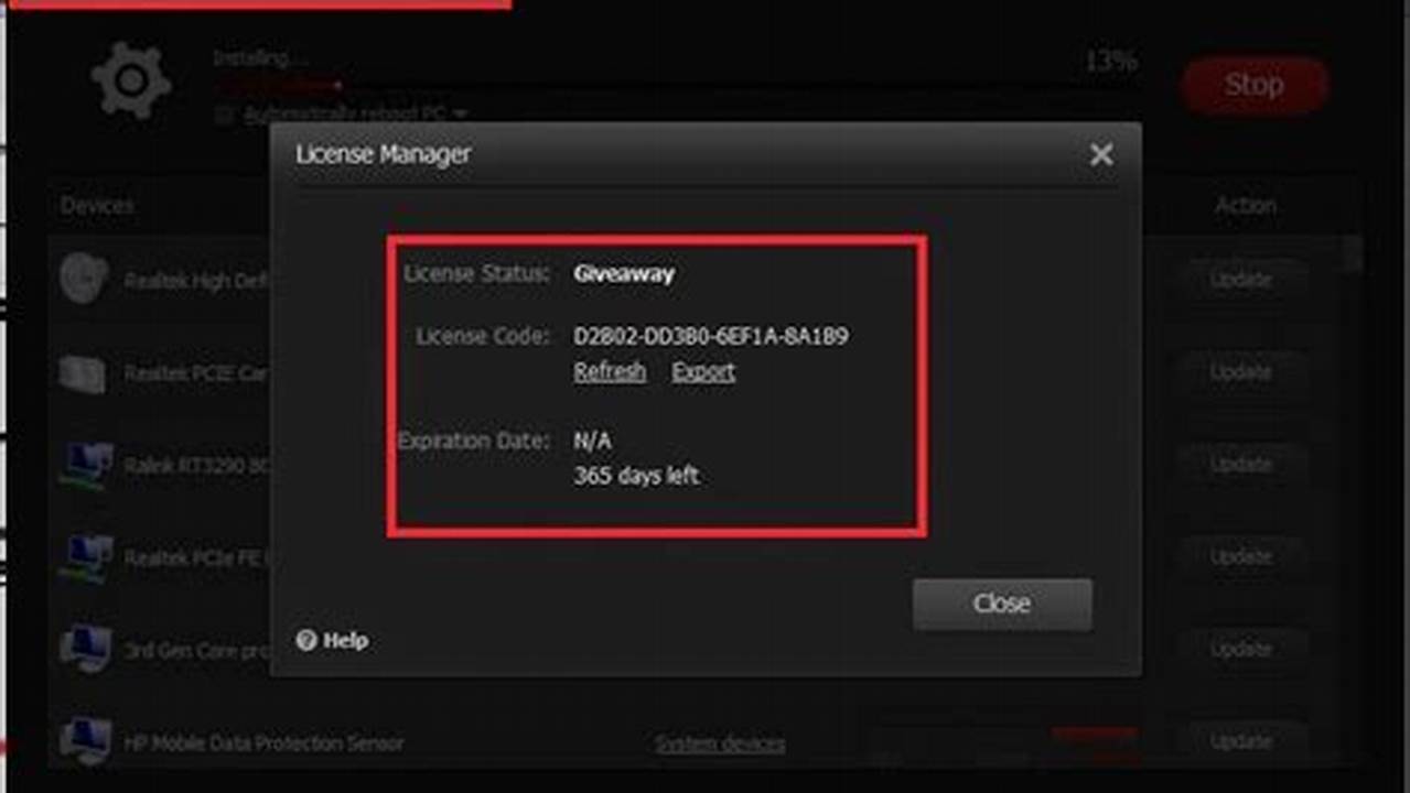 Driver Booster 12 Activation Key 2024 Crack