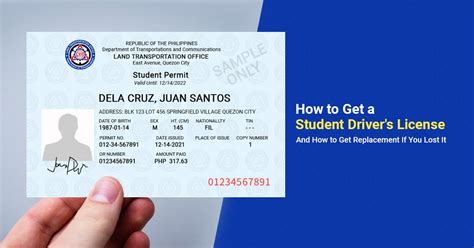 Driver s License Student Permit