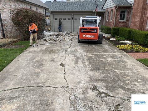 Driveway Damage in Tulsa