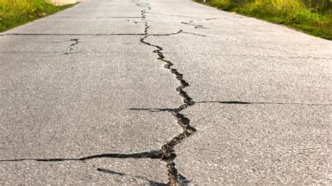 Driveway cracks and potholes