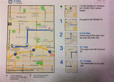 Printable Directions Map Usa Map Driving Directions Google Maps Free