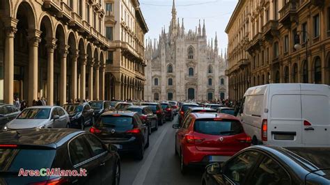 Driving in Milan