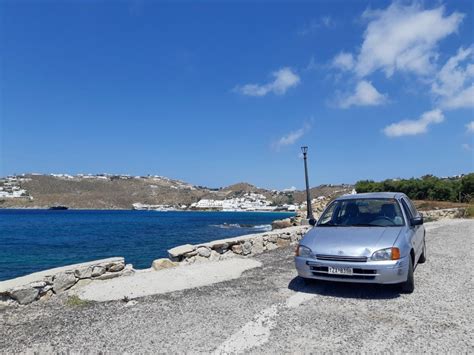 Driving in Mykonos