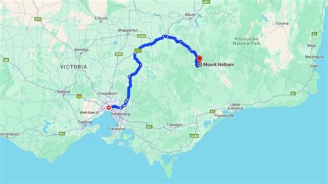 Driving to Mt Hotham