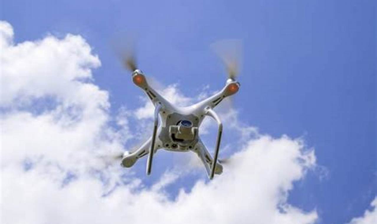 Drone bisa sampai ketinggian berapa?