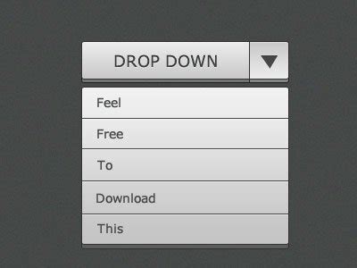 Drop Down Menu Templates Free Download