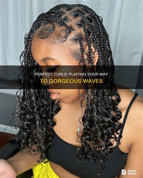 Drop Plaits With Curls