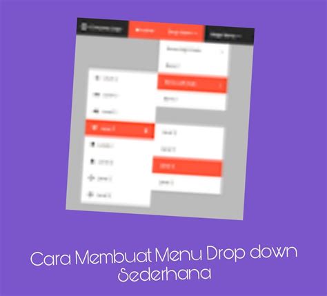 Dropdown Menu Sederhana: Buat Tanpa JavaScript!