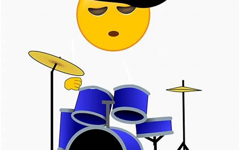 Drum With Drumsticks Emoji