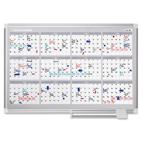 Dry Erase Calendar Board 24x36