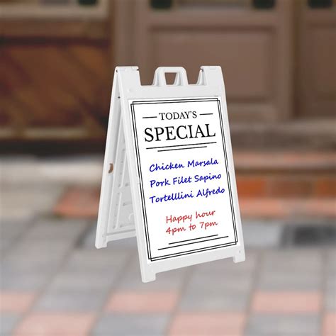 Dry Erase Frame Signs