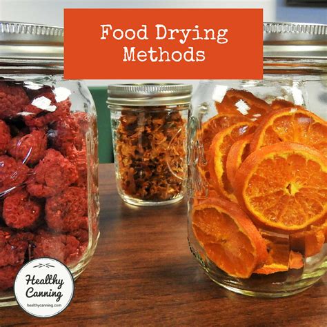 Drying Methods The Final Step