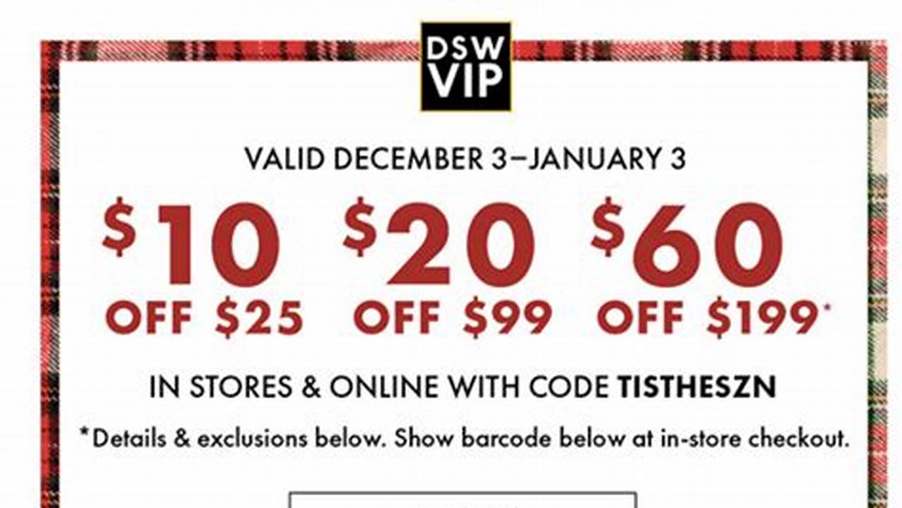 Dsw Offer Code January 2024 - Remy Valida