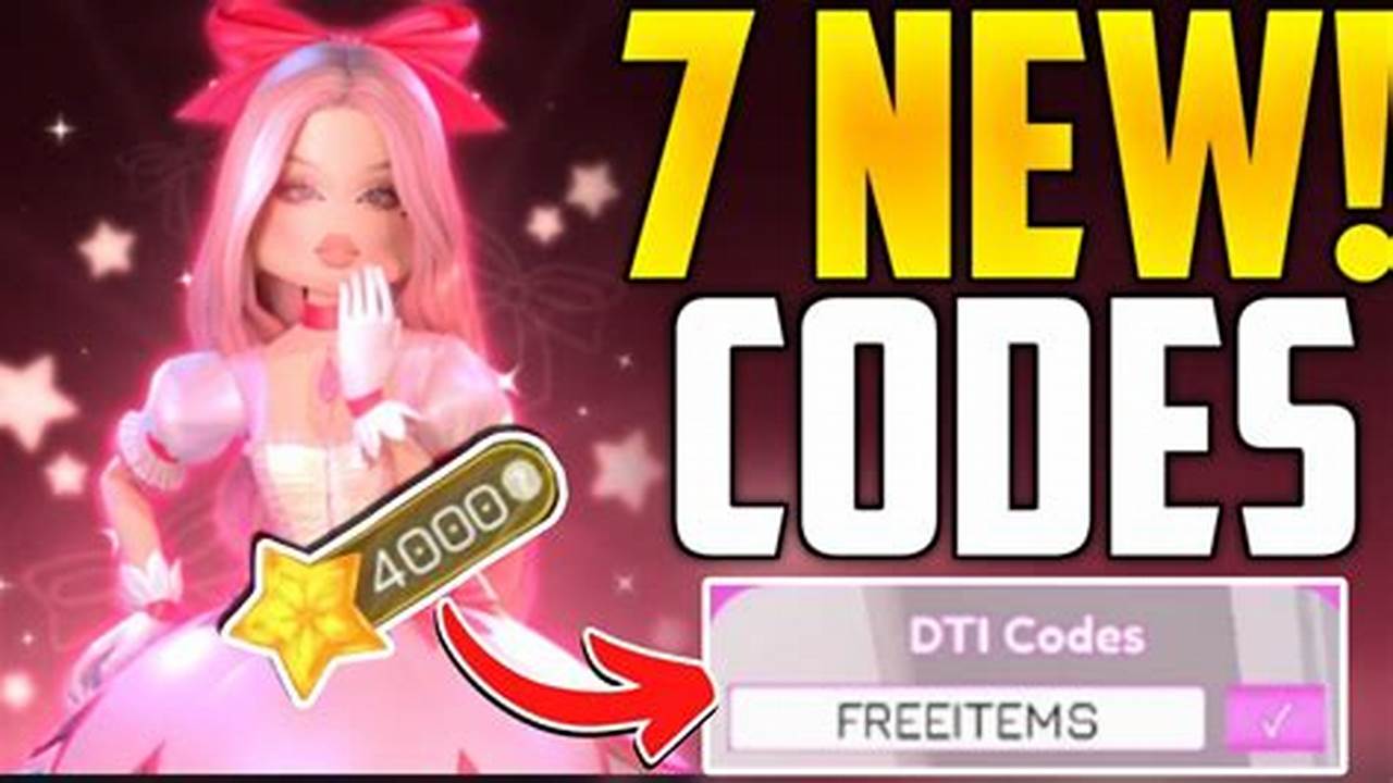 Dti Codes 2024 Roblox April