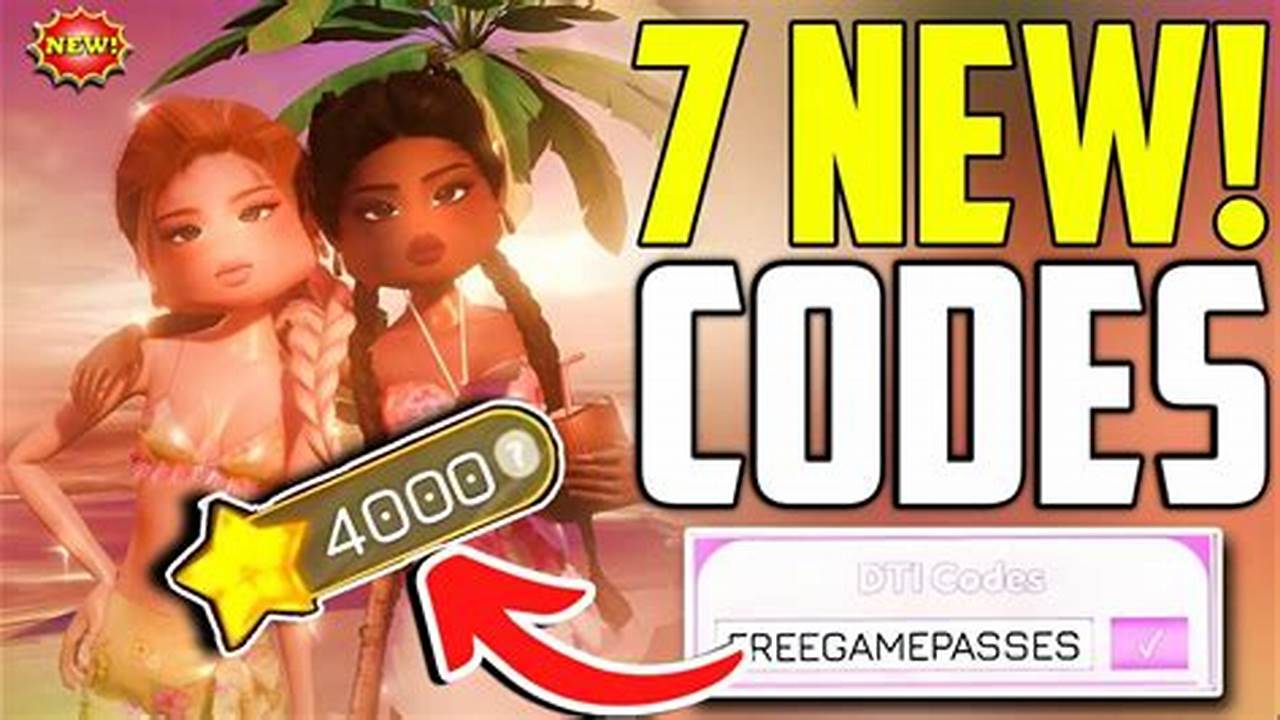 Dti Codes 2024 Roblox June