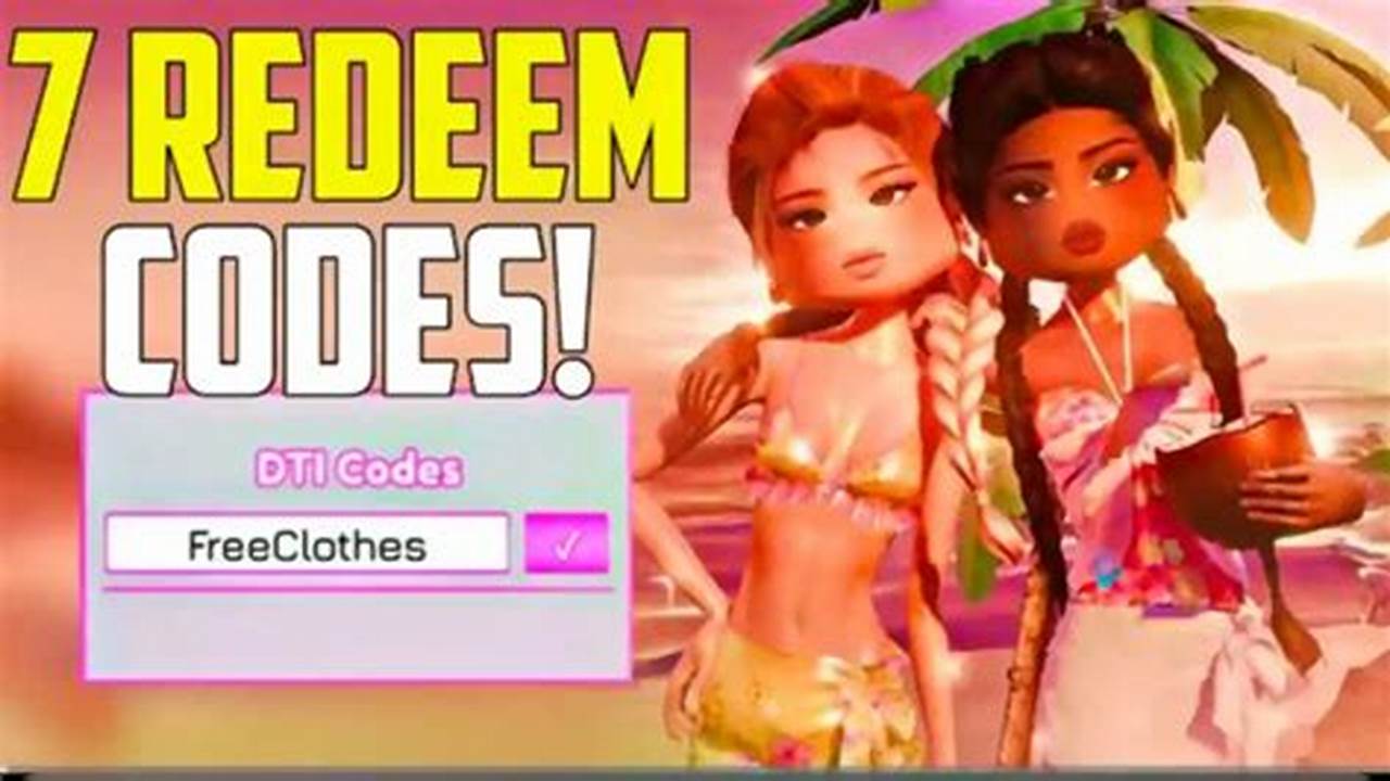 Dti Codes 2024 Roblox Summer Update Code