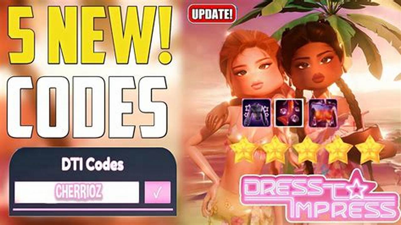 Dti Codes 2024 Roblox Summer Update Free Download