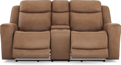 Dual Power Reclining Loveseat With Console