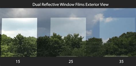 Dual-reflective tints for patio windows