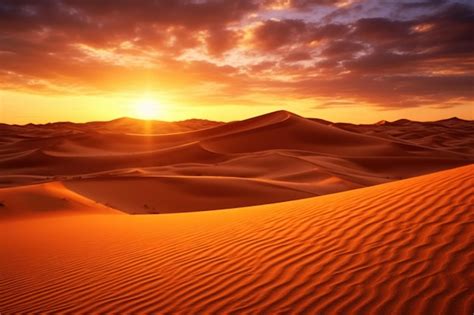 Dubai Desert Sunset