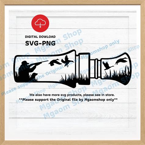 Quack Your Way to Success with Our Exquisite Duck Call SVG Designs!