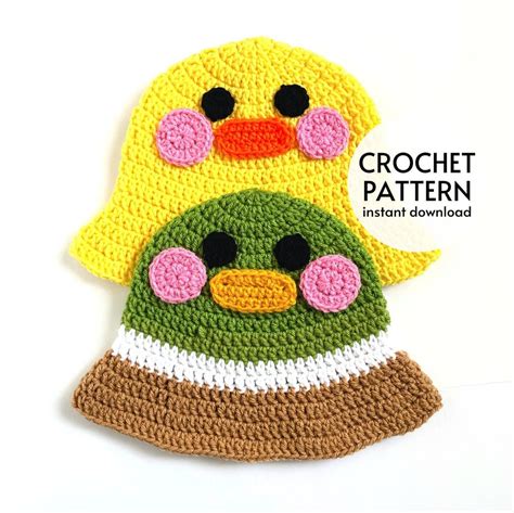 Duck Crochet Hat