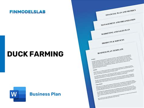 Duck Farming Business Plan Pdf