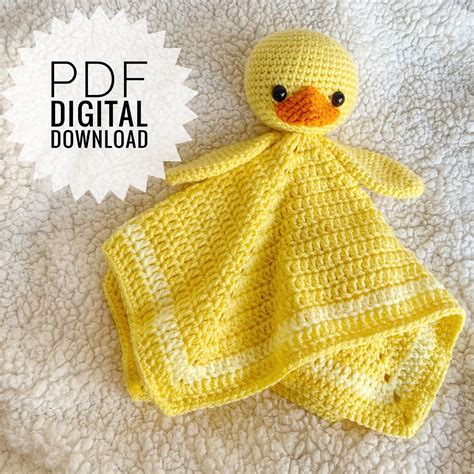 Duck Lovey Crochet Pattern