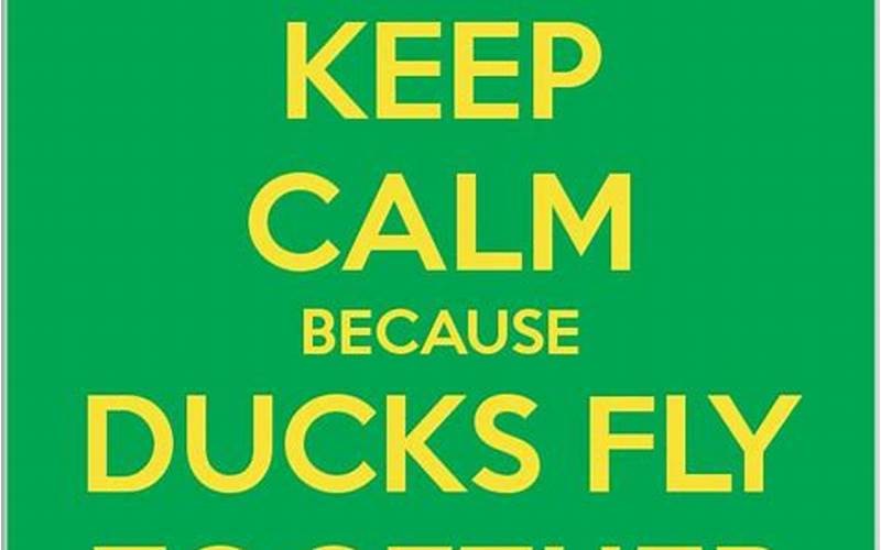 Ducks Fly Together Quote